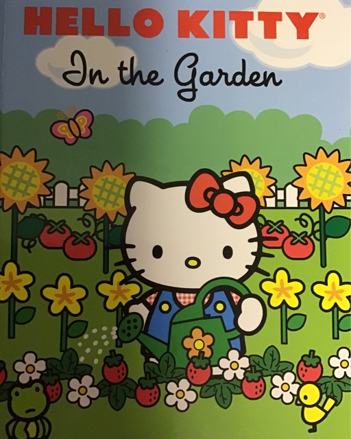 Hello Kitty In the garden