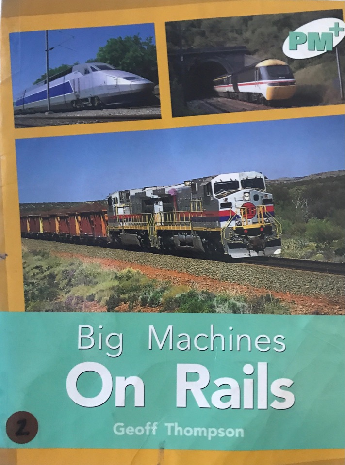 On Rails PM PLUS Non Fiction Level 18&19 Big Machinesturquoise