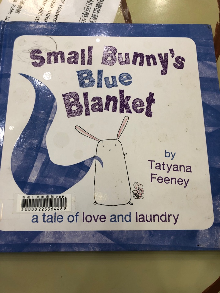 Small buuny's blue blanket