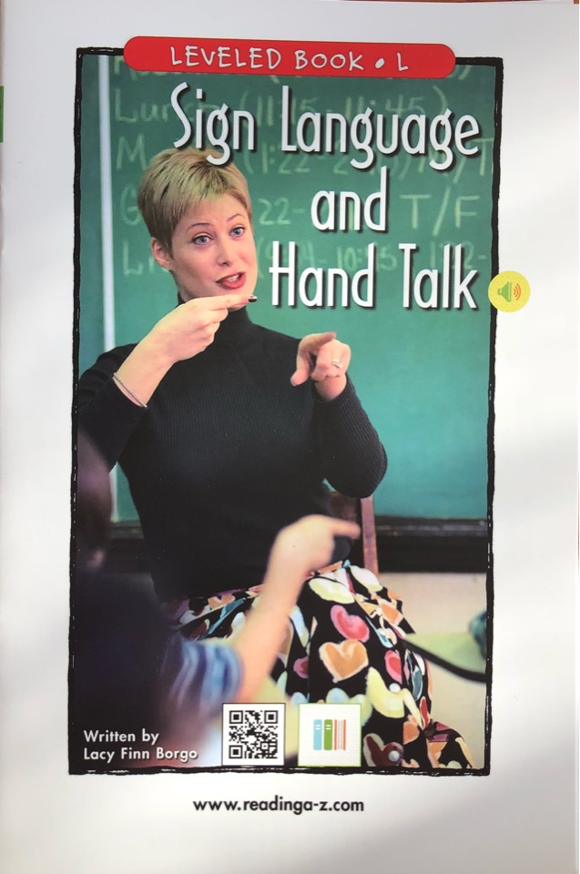 Sign Language and Hand Talk