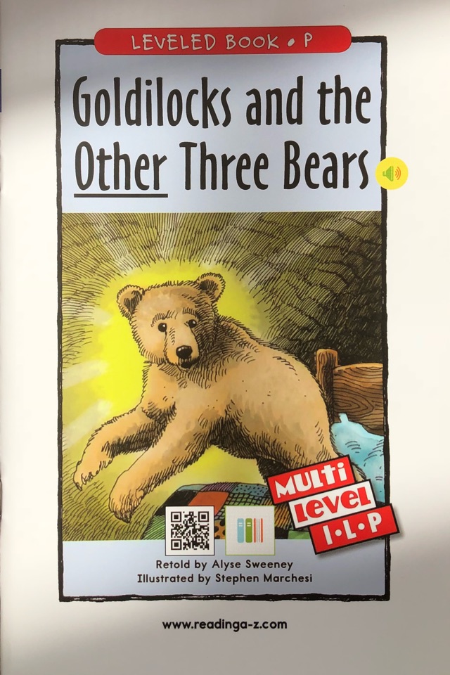 Goldilocks and the Other Three Bears