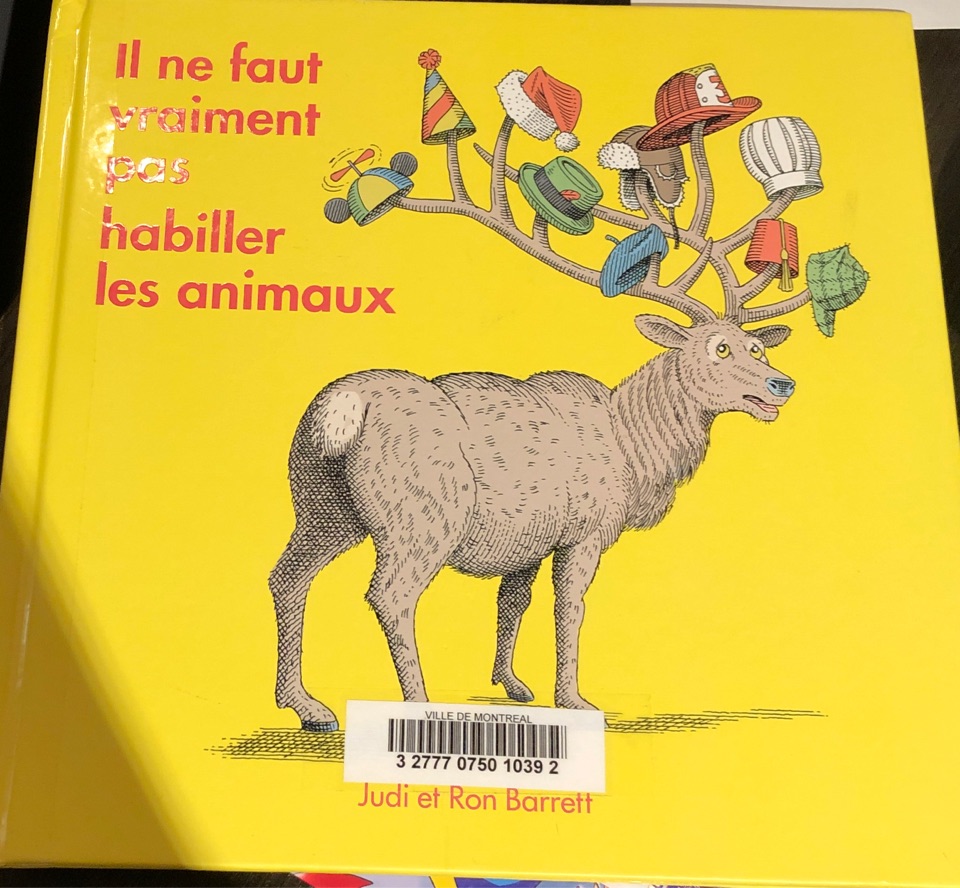 Il ne faut vraiment pas habiller les animaux