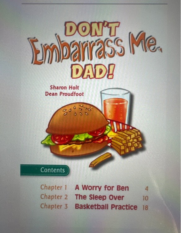 Don't Embarrass Me, Dad