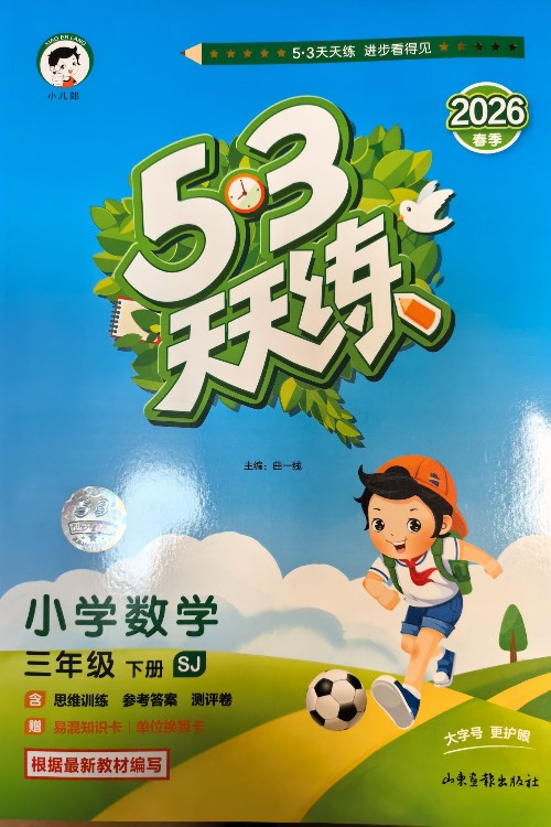 53天天练小学数学三年级下册