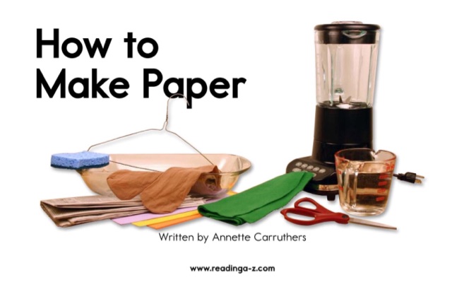 How to make paper