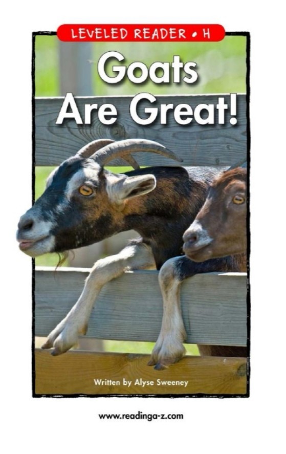 Goats Are Great!