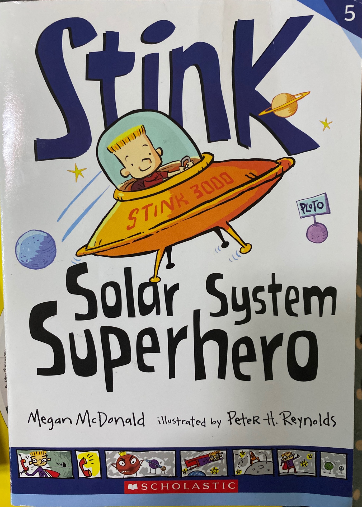 Stink Solar System Superhero