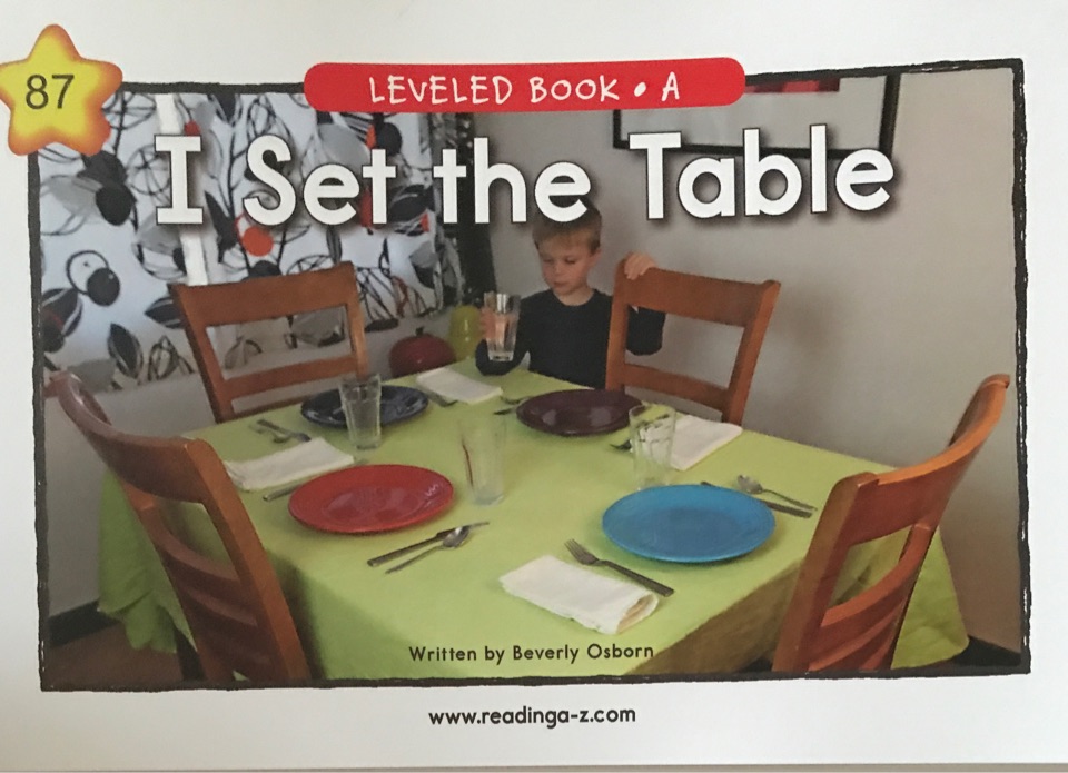 I  Set  the  Table