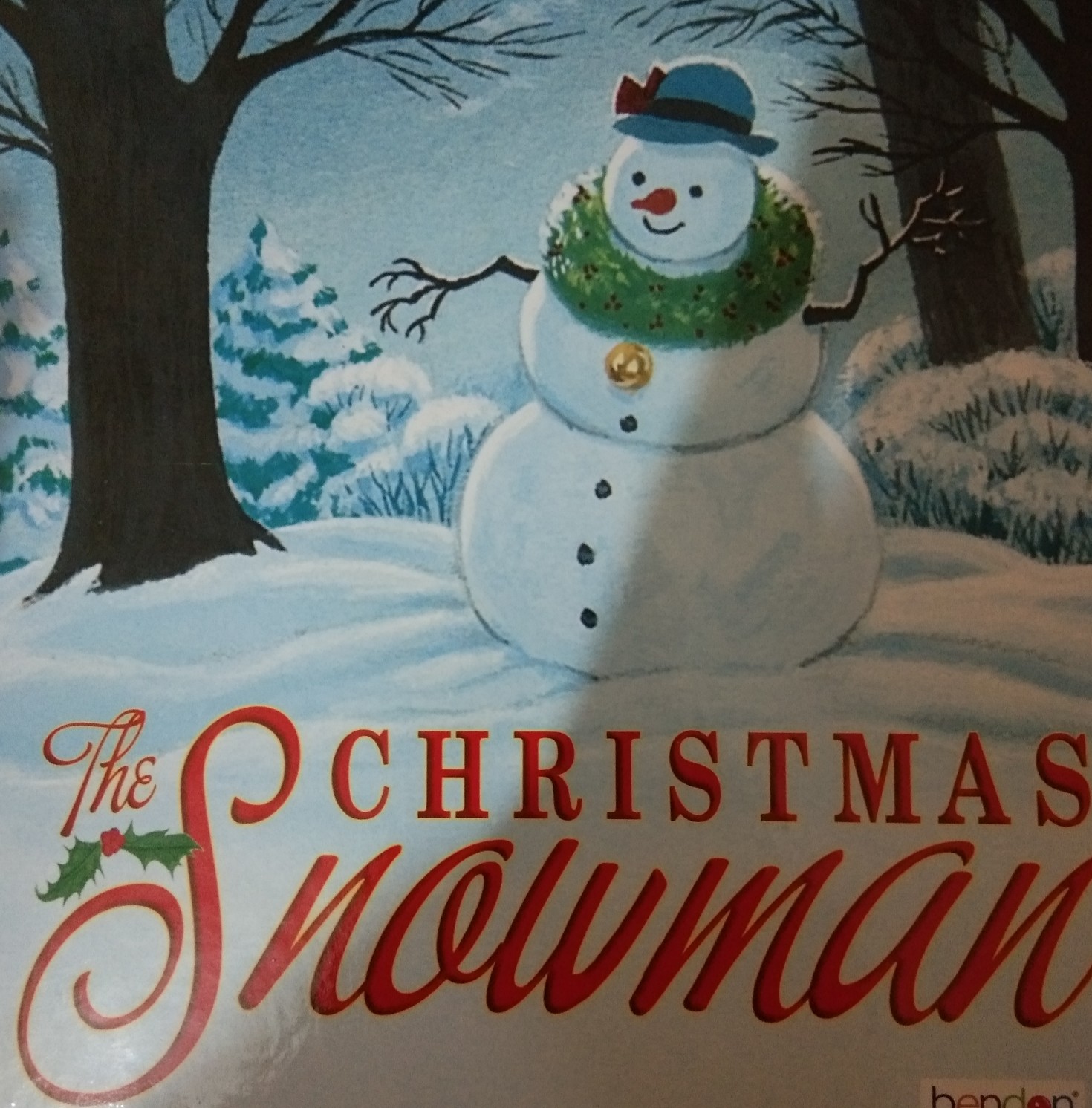 the Christmas snowman