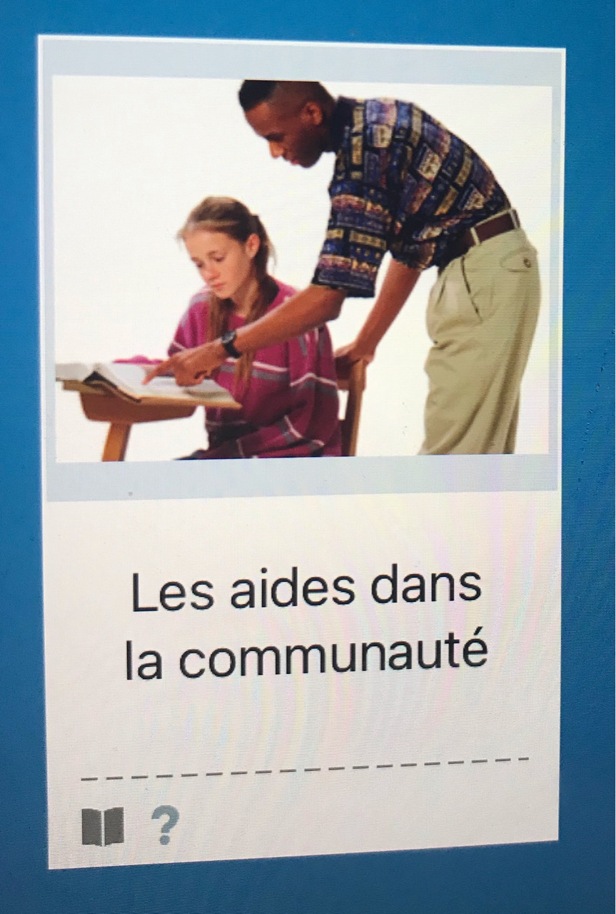 Les aides dans la communauté