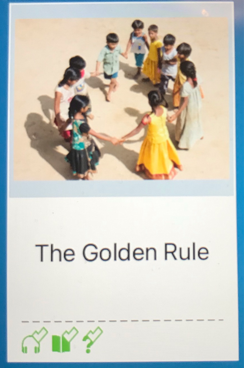 The Golden rule (RAZ G)