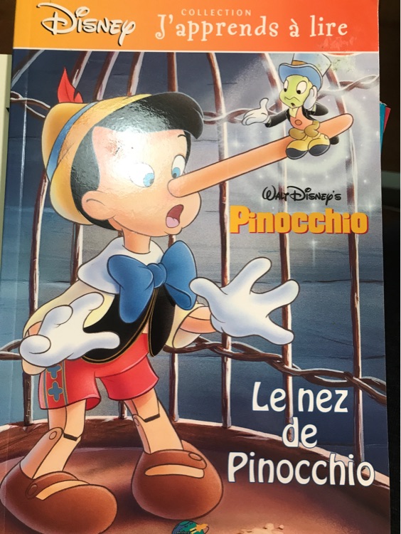 Le nez de Pinocchio