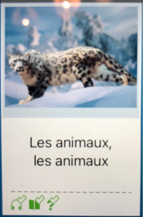 Les animaux, les animaux (RAZ H)