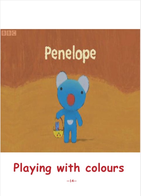 藍(lán)色小考拉點(diǎn)讀版 Penelope：Playing with colours