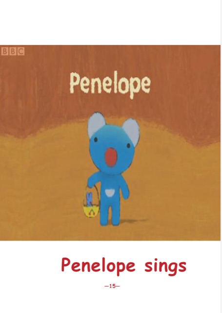 藍(lán)色小考拉點(diǎn)讀版 Penelope：Penelope sings