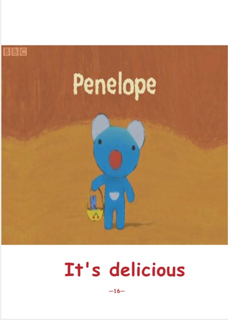 藍(lán)色小考拉點(diǎn)讀版 Penelope：It's delicious