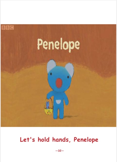 藍(lán)色小考拉點(diǎn)讀版 Penelope：Let's hold hands, Penelope