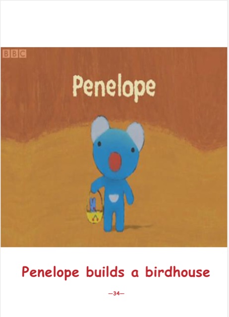 藍(lán)色小考拉點(diǎn)讀版 Penelope：Penelope builds a birdhouse