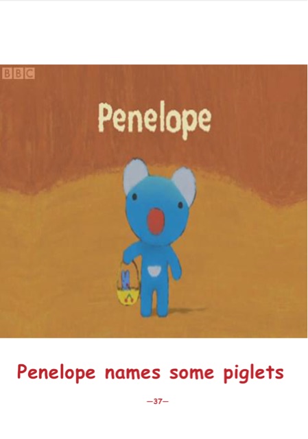 藍(lán)色小考拉點(diǎn)讀版 Penelope：Penelope names some piglets