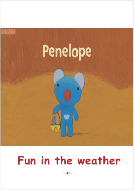 藍(lán)色小考拉點(diǎn)讀版 Penelope：Fun in the weather