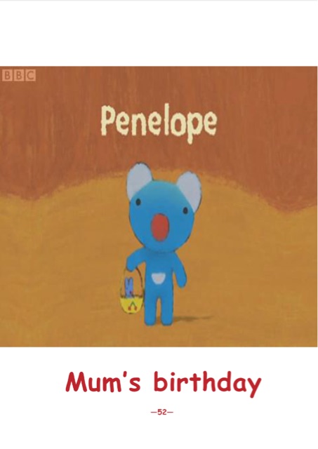 藍(lán)色小考拉點(diǎn)讀版 Penelope：Mum's birthday