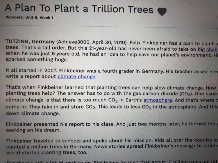 A plan to plant a trillion trees