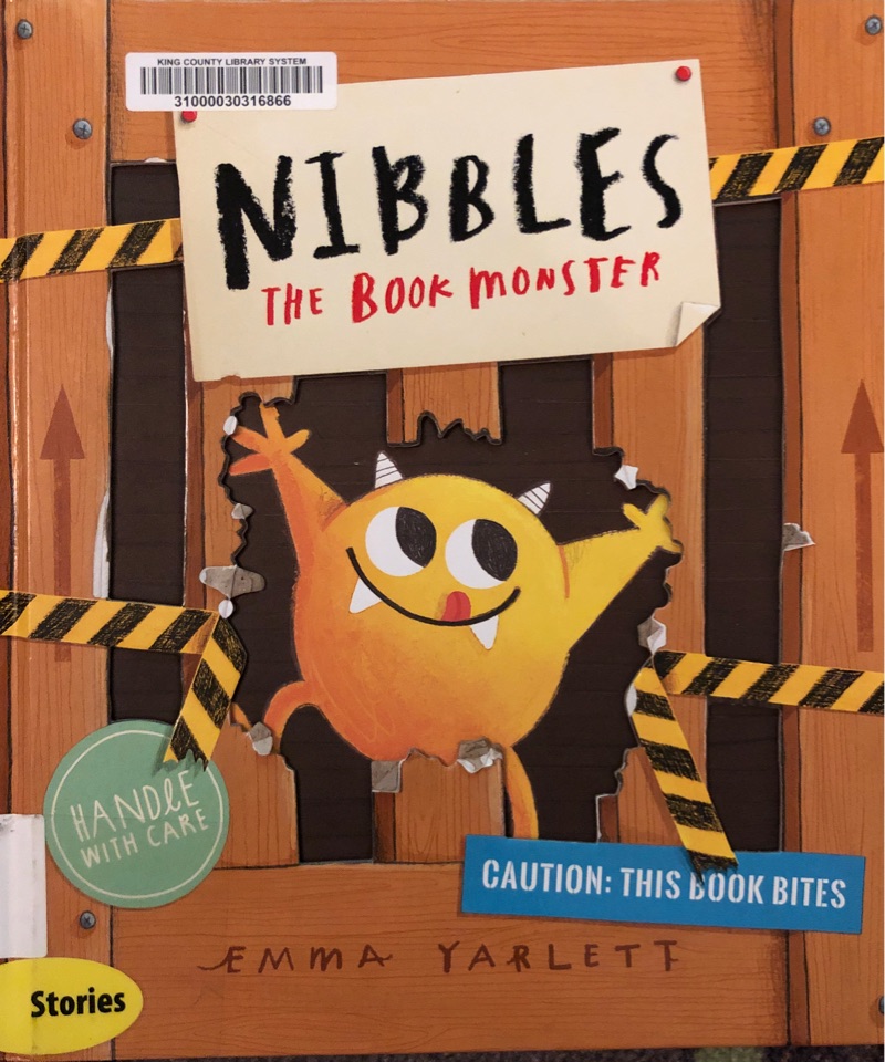 Nibbles the book monster