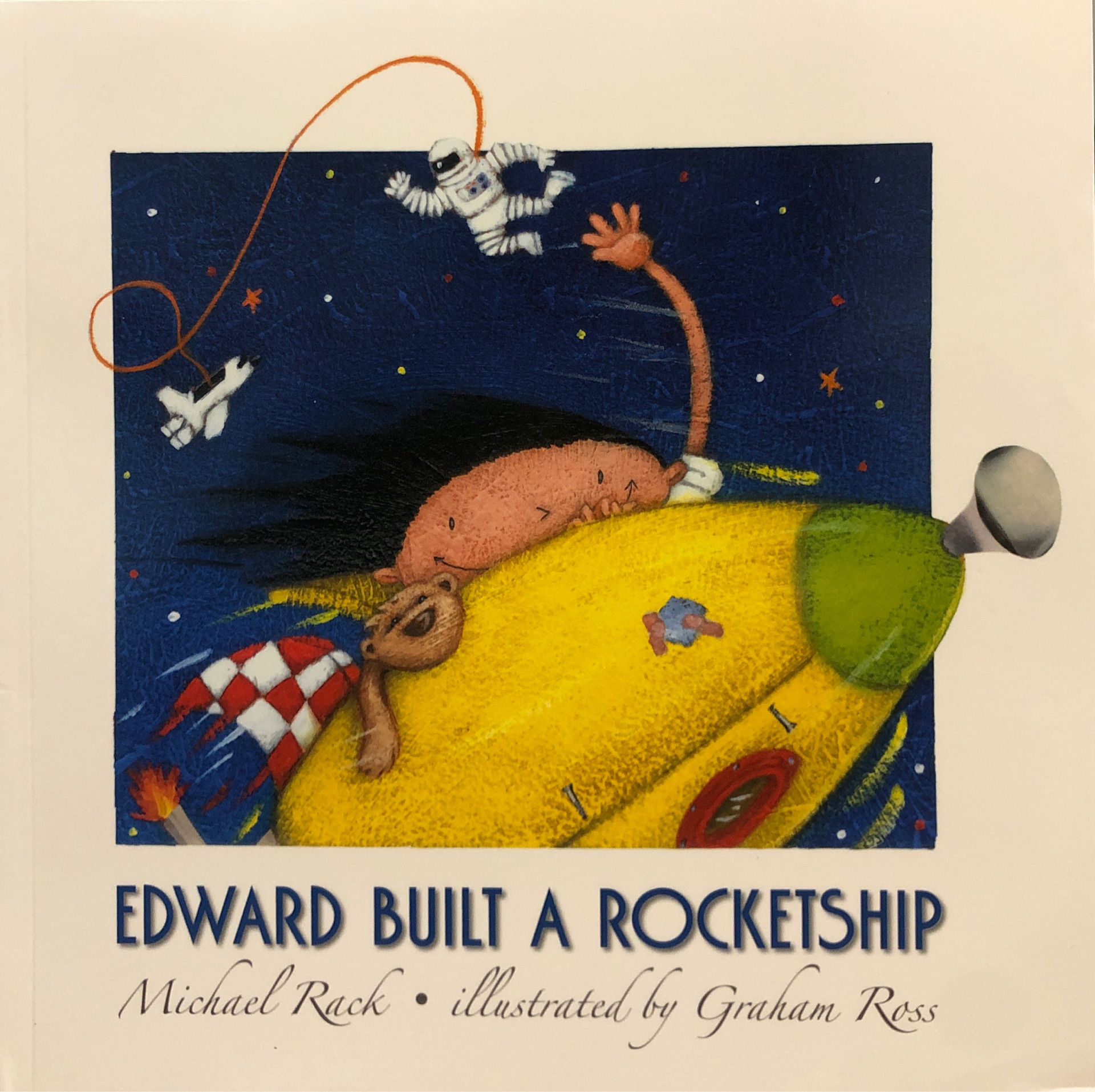 Edward built a rocketship