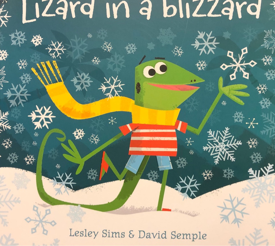 Lizard in a blizzard