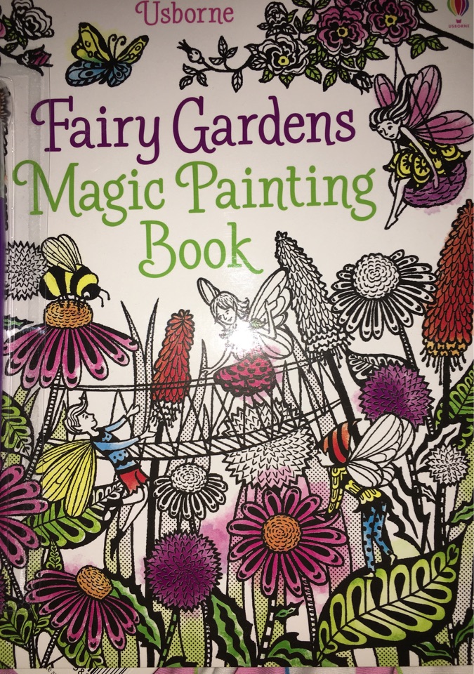 Fairy Gardens Magic Painting Book