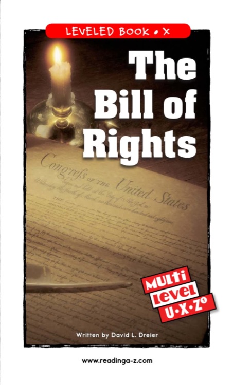 The Bill of Rights (RAZ X)