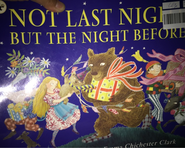 Not the last night but the night before