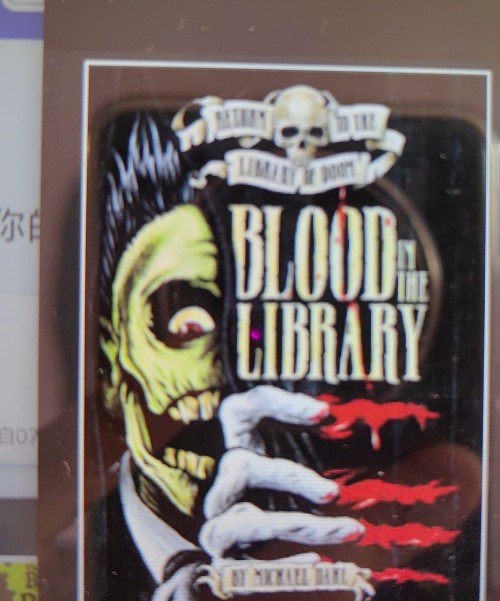 blood in the library