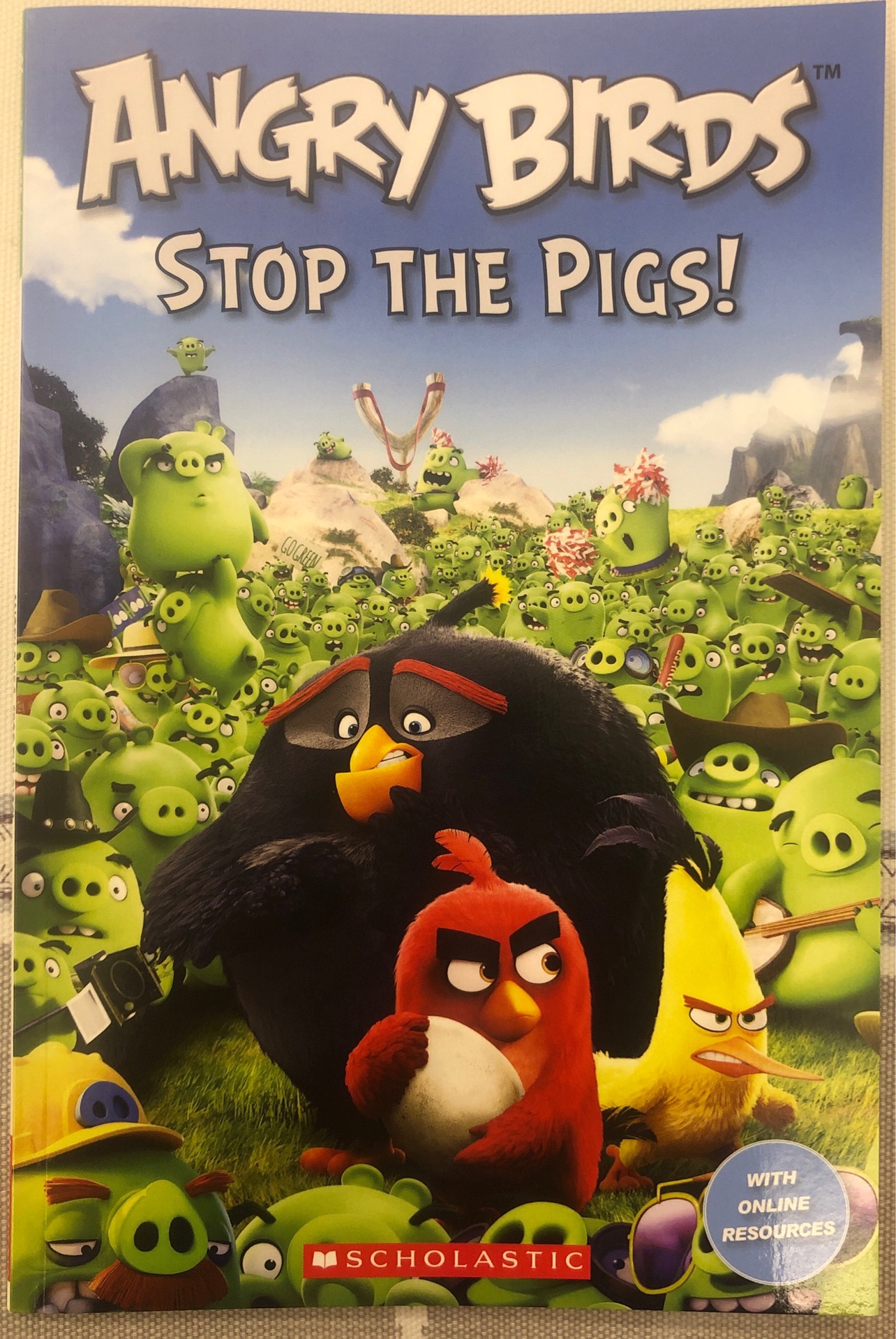 Angry birds stop the pigs