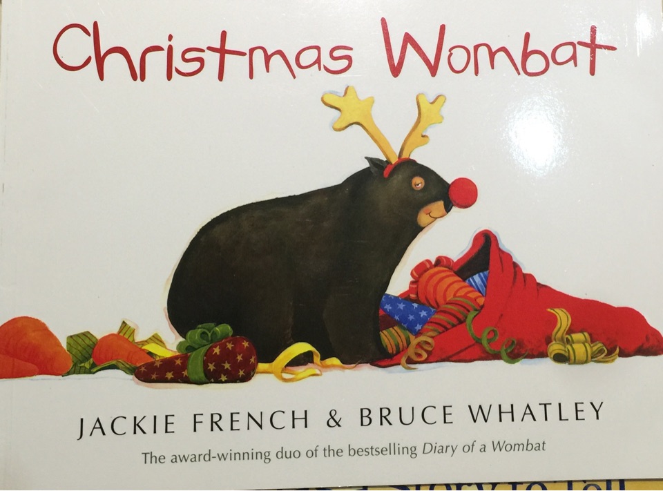 christmas wombat