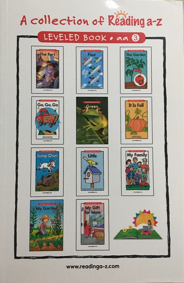 a collection of reading a_z leveled book.aa 3