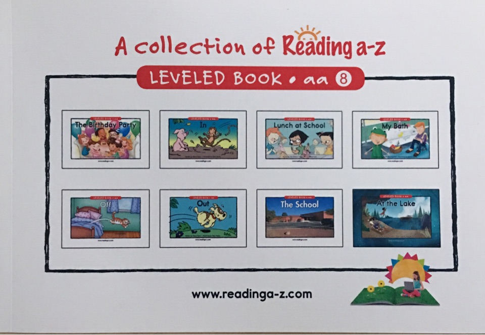 a collection of reading a_z leveled book.aa 8