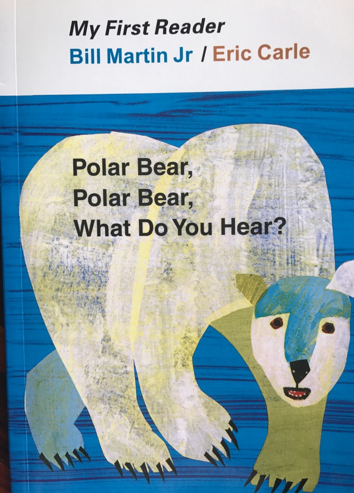 polar  bear, polar bear, what do you hear?