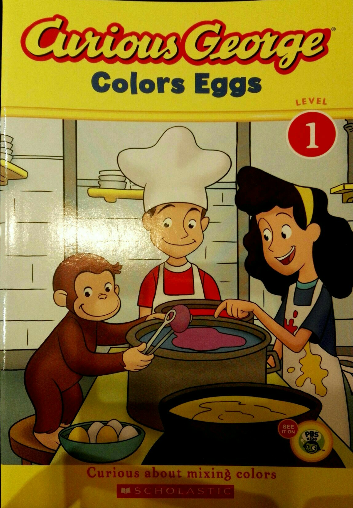 Curious George Colors Eggs