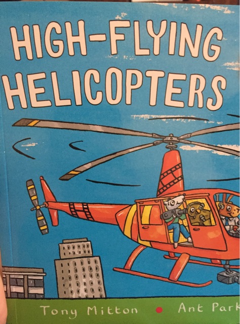 High-flying helicopter