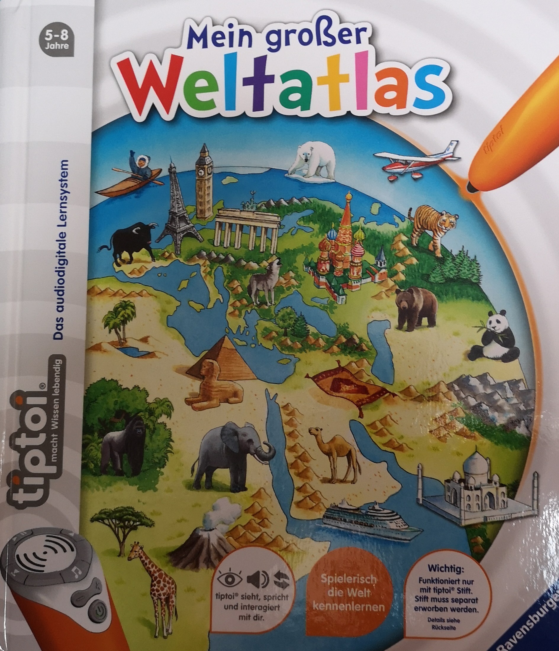 Tiptoi Weltatlas