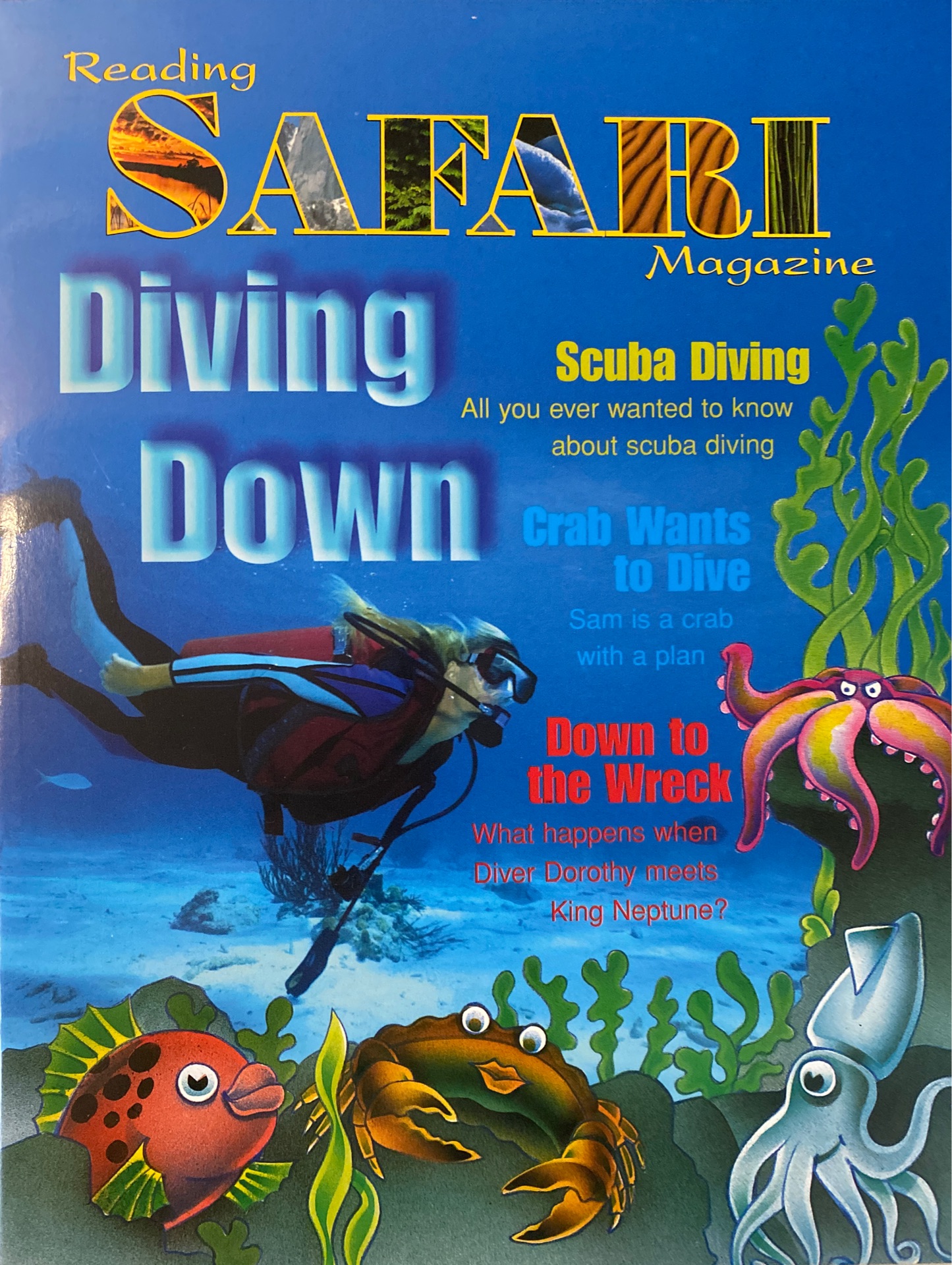 Diving Down (Reading Safari Magazine, Level H)