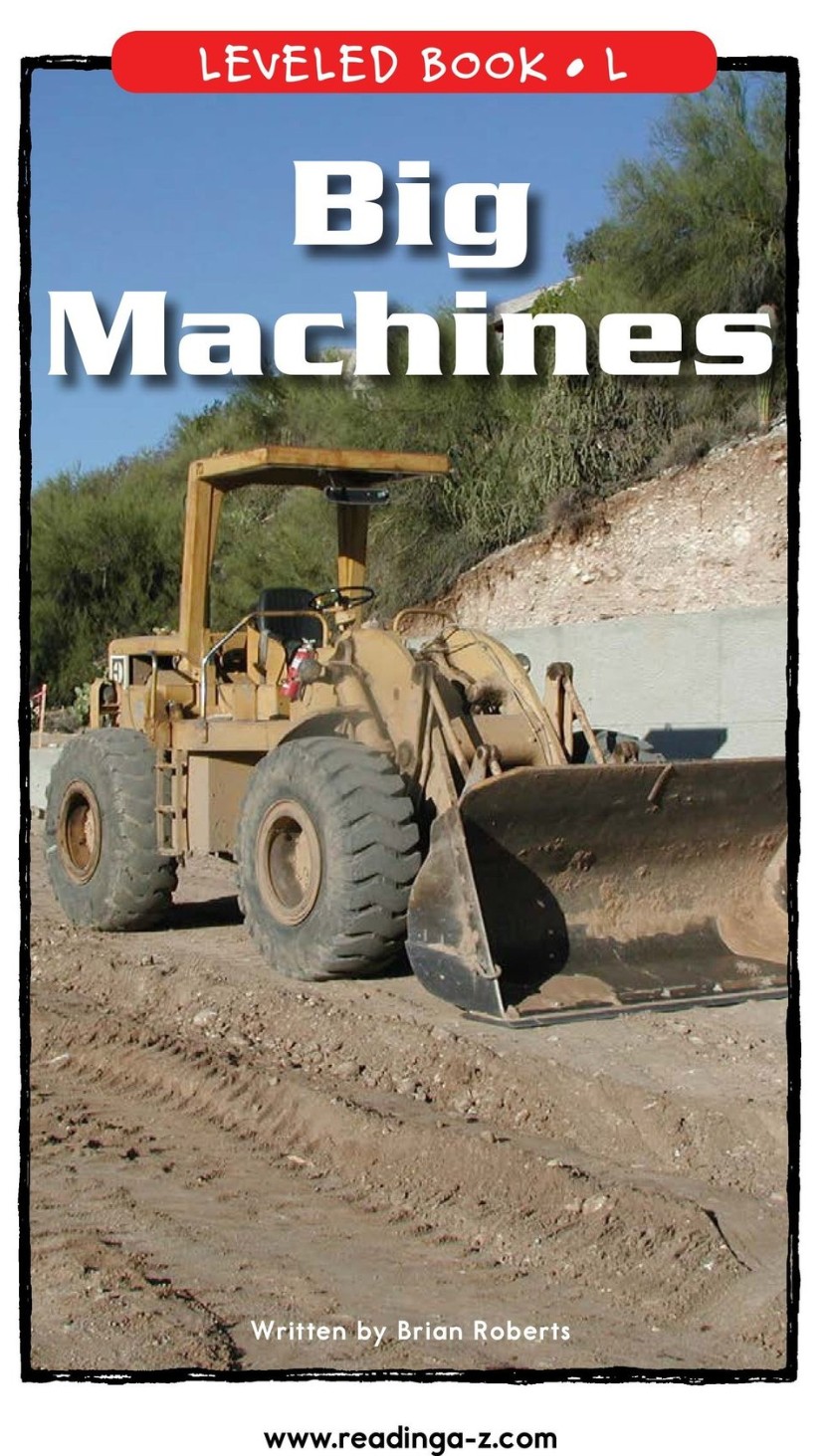 Big Machines (RAZ L)