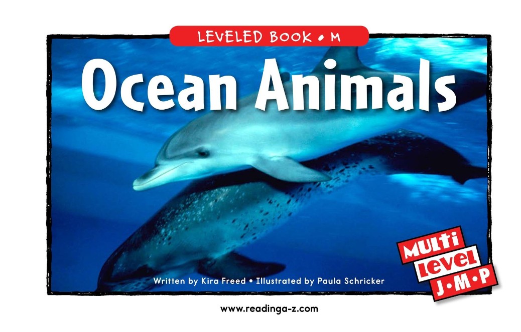 Ocean Animals (RAZ M)