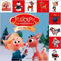 Rudolph the Red-Nosed Reindeer Lift-the-Tab (Lift-the-Flap Tab Books)