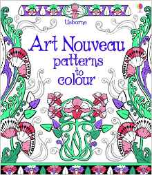 Art Nouveau Patterns to Colour