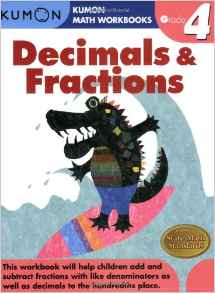 Grade 4 Decimals & Fractions (Kumon Math Workbooks)