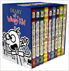 Diary of a Wimpy Kid Box of Books 1-8 + The Do-It-Yourself Book