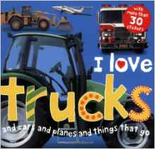 I Love Trucks Sticker Book