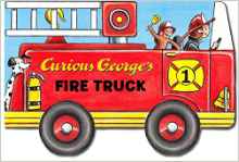 Curious George's Fire Truck (mini movers shaped board books)